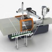 Промышленный робот VEMATA-3AXS-3 с сервоприводами на трёх осях с конвейером